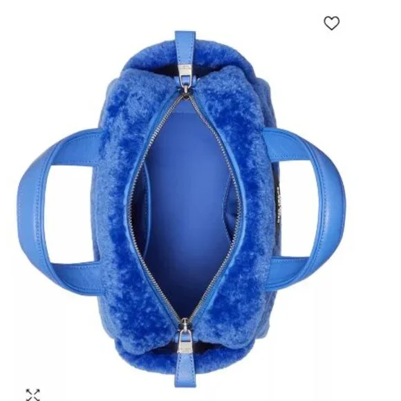 Apres Chic Faux Shearling Satchel - Picture 4 of 8